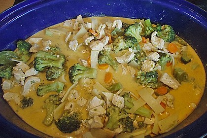 Schnelles Thai - Curry mit Huhn, Paprika und feiner Erdnussnote 31