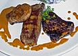 Steak in Pfeffersauce