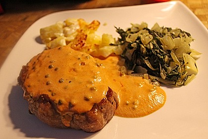 Steak in Pfeffersauce 2