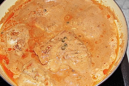 Steak in Pfeffersauce 21