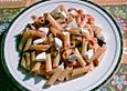Penne mit Aubergine