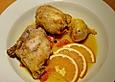 Kaninchen in w&uuml;rziger Sauce