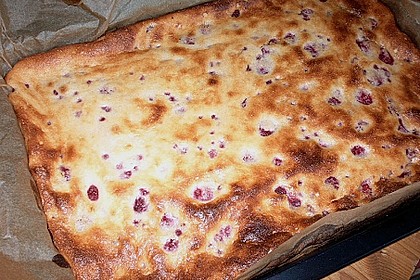 Himbeer - Grie&szlig; - Quarkkuchen