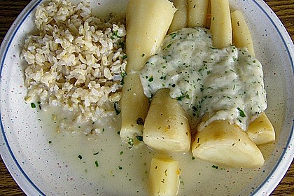 Petersilienwurzel mit K&auml;seso&szlig;e & Kl&ouml;&szlig;en 1
