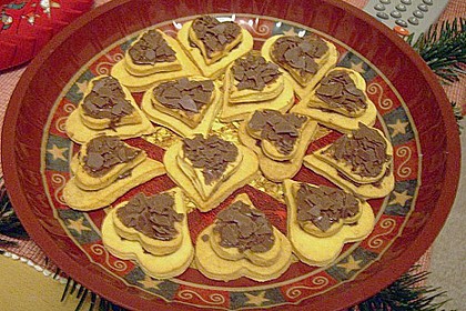 Vanilleherzen mit Nougatfüllung 23