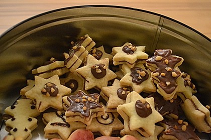 Vanilleherzen mit Nougatfüllung 14
