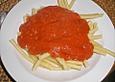 Oma's Tomatensauce mit Maccaroni