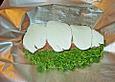 Lachs mit Spinat und Mozzarella in Alufolie