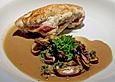 H&auml;hnchenbrust Saltimbocca mit Champignon - Sherry - Sauce