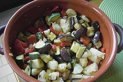 Lauwarmer Ratatouille - Salat 1