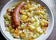 Kartoffelsuppe mit Speck