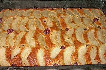 Apfelkuchen schnell und fein 160