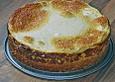 K&auml;sekuchen mit Biskuitboden