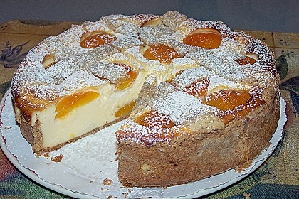 Aprikosen - K&auml;sekuchen