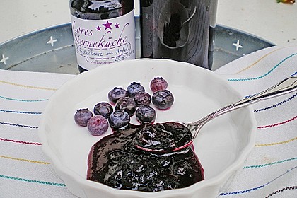 Heidelbeer - Apfel - Konfit&uuml;re mit Zimt