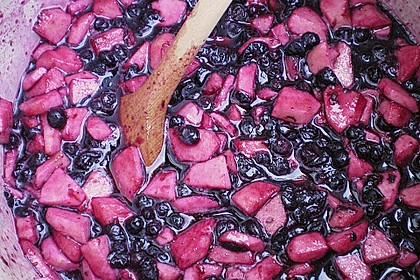 Heidelbeer - Apfel - Konfit&uuml;re mit Zimt 1