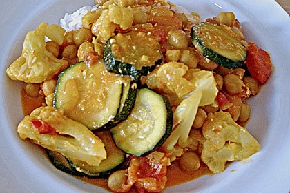 Vegetarisches Gemüsecurry 11