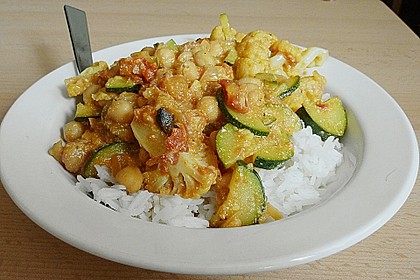 Vegetarisches Gemüsecurry 5