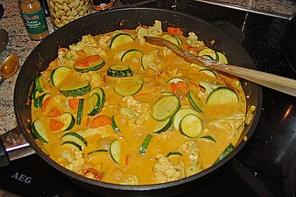 Vegetarisches Gemüsecurry 4