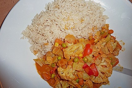 Vegetarisches Gemüsecurry 13