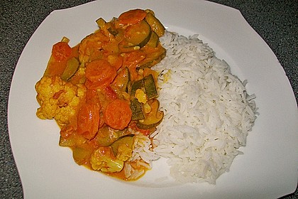 Vegetarisches Gemüsecurry 15