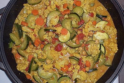 Vegetarisches Gemüsecurry 12