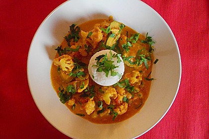 Vegetarisches Gemüsecurry 16