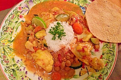 Vegetarisches Gemüsecurry 26