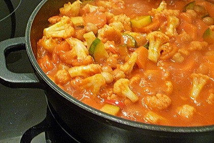 Vegetarisches Gemüsecurry 34