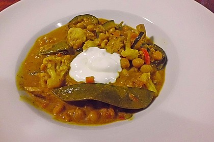 Vegetarisches Gemüsecurry 21