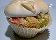 Rhabarber - Muffins mit Baiser