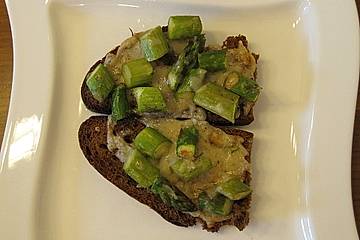 Spargel - Bruschetta