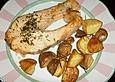 Lachssteaks mit Rosmarin - Kartoffeln