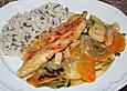 Marinierter Fisch mit Gem&uuml;se