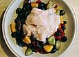 Obstsalat mit Vanille - Joghurt Sauce