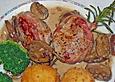 Schweinefilet in Cognacsauce