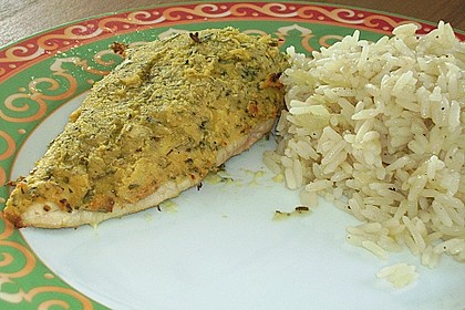 Hähnchenbrust mit Kräuterkruste 2