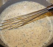 Nudelauflauf mit Brokkoli und Schinken (Bild)