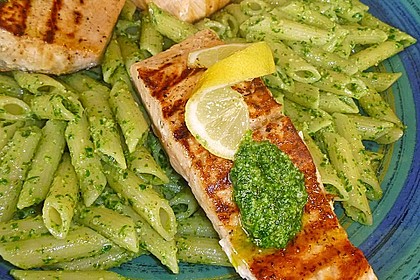 Penne mit B&auml;rlauch - Pesto 3