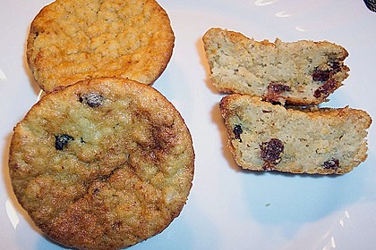 Haferflocken Muffins mit Rosinen 1