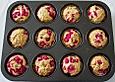 Marzipan - Johannisbeer Muffins