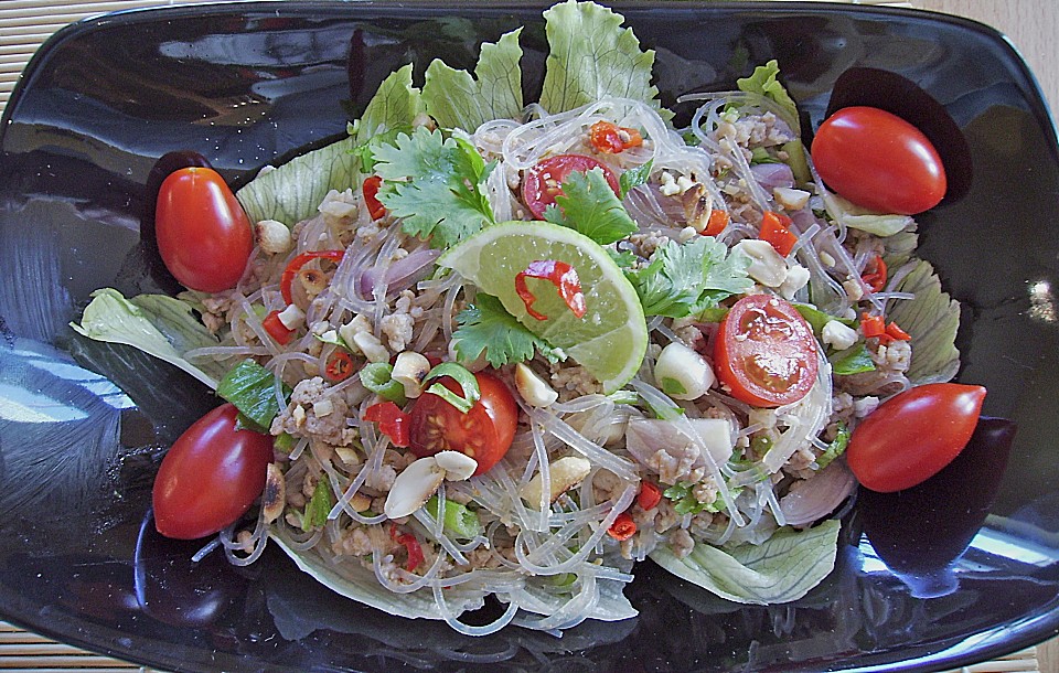 Thai Glasnudelsalat Yam Woon Sen Von Ulrikem Chefkoch De