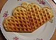 Amerikanische Waffeln mit Ahornsirup