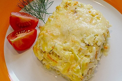 Reis - Fisch - Auflauf 5