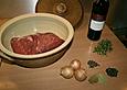 Rinderbraten mit Rotweinsauce