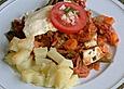 Griechischer Bohnenauflauf