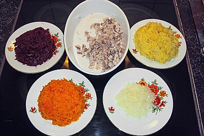 Russischer Schichtsalat 1