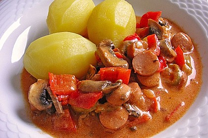 Wurstgulasch nach Truckerart 4