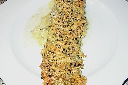 Seelachsfilet auf Zucchinibett 1