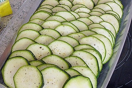 Seelachsfilet auf Zucchinibett 2